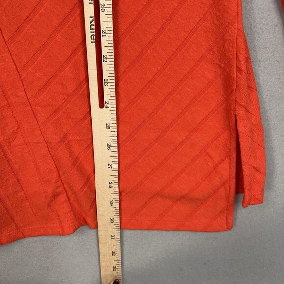 Maeve Anthropologie Sweater Womens Medium Orange Devine Tunic Top Minimal Cozy - Picture 12 of 14